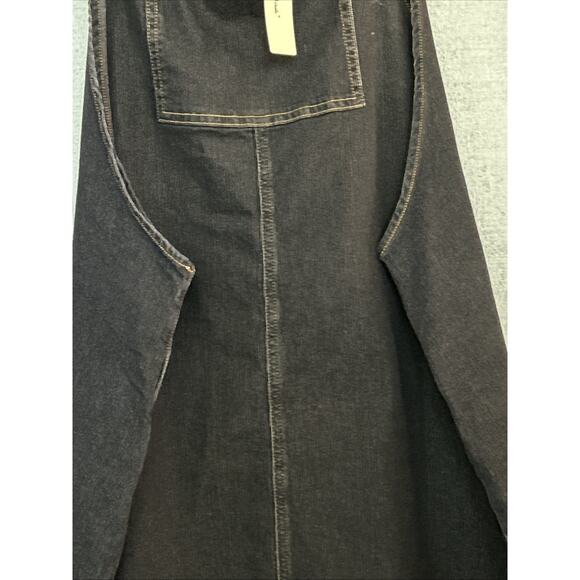 NEW Agnes Orinda Long Denim Skirtall Skirt Overalls Womens 3x Western 90’s - Picture 3 of 16